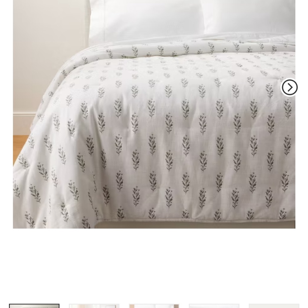 Threshold Studio McGee Slub comforter. Queen.  Target lofty slub quilt.  NIP